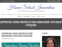 Tablet Screenshot of homeschoolinnovation.com
